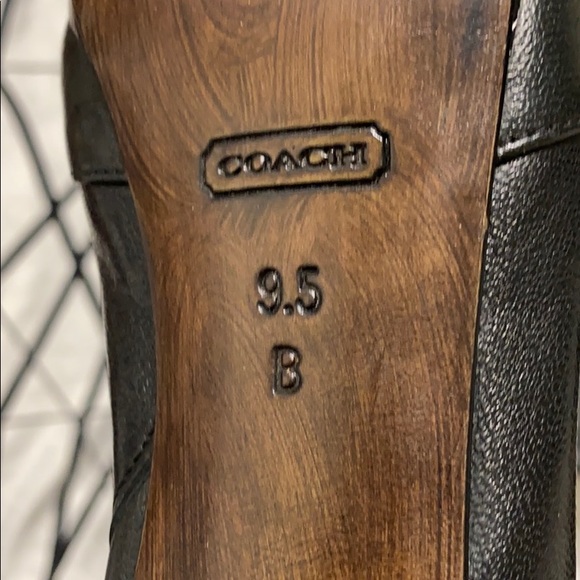 Coach Gorgeous Buttery Leather Tall Zip Up Boots - Picture 4 of 8